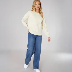 New Dame Ilma Sweatshirt Kridt Dame Hættetrøjer Og Sweatshirts·Sweatshirts