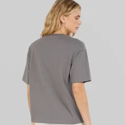 New Dame Jilen T-shirt Charcoal Dame Overdele·T-Shirts|Overdele·Overdele