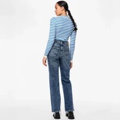 Discount Dame Kelly Lige Ben Jeans Medium Blue Denim Dame Jeans, Bukser Og Leggings·Jeans