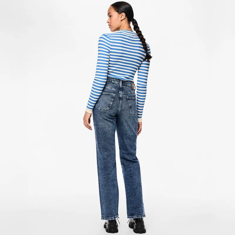 Discount Dame Kelly Lige Ben Jeans Medium Blue Denim Dame Jeans, Bukser Og Leggings·Jeans