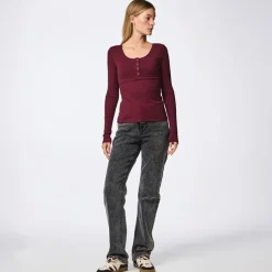 Clearance Dame Kitte Overdele Rød Dame Overdele·Overdele