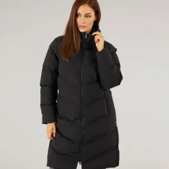 Clearance Dame Lang Foret Jakke Med Slids Dame Jakker Og Frakker·Jakker Og Frakker