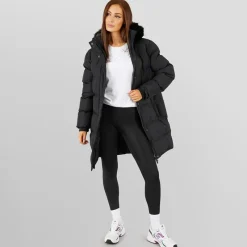 Online Dame Lang Lang Faux Fur Parka med Hætte Dame Jakker Og Frakker·Jakker Og Frakker