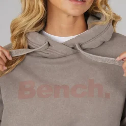 Hot Dame Lerenna Hættetrøje Varm Vasket Taupe Dame Hættetrøjer Og Sweatshirts·Hættetrøjer