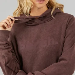 Clearance Dame Lerenna Hættetrøje Vasket Lilla Vin Dame Hættetrøjer Og Sweatshirts·Hættetrøjer