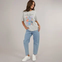 Hot Dame Lisbon Høj Talje Mom Jeans Lyseblå Denim Dame Jeans, Bukser Og Leggings·Jeans