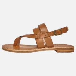 Best Dame Maddalusia Flade Sandaler Camel Dame Klip-Klapper Og Sandaler|Klip-Klapper Og Sandaler