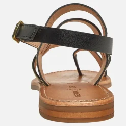 Best Dame Maddalusia Flade Sandaler Sort /​ Hvid Dame Klip-Klapper Og Sandaler|Klip-Klapper Og Sandaler