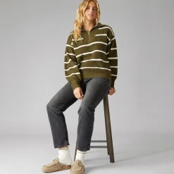 Discount Dame Margita Jumper Mørk Oliven Dame Trøjer Og Cardigans·Trøjer