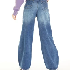 Clearance Dame Maxina Vid Benbukser Mellemblå Dame Jeans, Bukser Og Leggings·Jeans