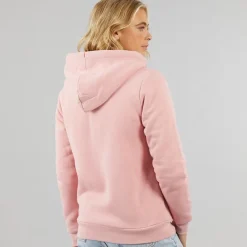 Discount Dame Mintz Teddyforet Zip-gennem Hoodie Blush Dame Hættetrøjer Og Sweatshirts·Hættetrøjer