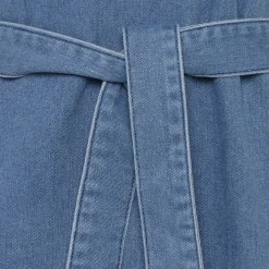 Clearance Dame Morgen Kjole 1002 Medium Blue Dame Kjoler Og Nederdele·Kjoler