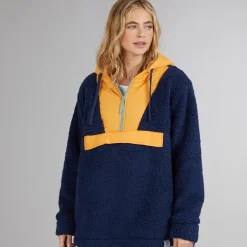 Best Dame Myla Fleecetøj Blå Dame Jakker Og Frakker·Fleecetøj|Hættetrøjer Og Sweatshirts·Fleecetøj
