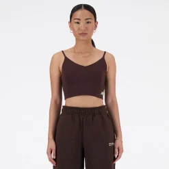 Discount Dame NB Harmony Let Støtte Sports BH Sort Kaffe Dame Træning|Overdele
