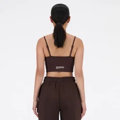 Discount Dame NB Harmony Let Støtte Sports BH Sort Kaffe Dame Træning|Overdele