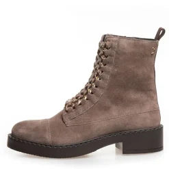Outlet Dame New Rock Ruskind Støvler 2827 Smoke Dame Støvler|Støvler