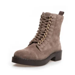 Outlet Dame New Rock Ruskind Støvler 2827 Smoke Dame Støvler|Støvler