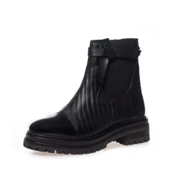 Discount Dame Når Efteråret Kommer Støvler 0011 Black Patent Dame Støvler|Støvler