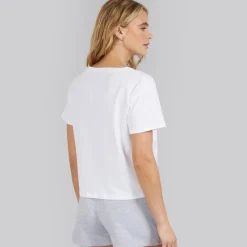 Discount Dame pyjamas sæt Bright White/​Light Grey Marl Dame Undertøj, Sokker Og Nattøj·Nattøj