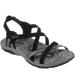 Online Dame Reggae Slim Sun Array Sandaler Sort Dame Klip-Klapper Og Sandaler|Klip-Klapper Og Sandaler