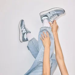 Hot Dame Rigmor Sneakers 072 Grey Multi Dame Sneakers|Sneakers