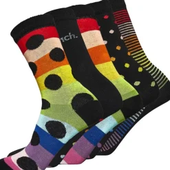Sale Dames Dorit Strømper 5-pak Sort/​Multi Dame Multipakker·Sokker|Undertøj, Sokker Og Nattøj·Sokker