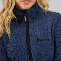 Best Dame Sherpa Fleece Jakke Blå Dame Jakker Og Frakker·Fleecetøj|Hættetrøjer Og Sweatshirts·Fleecetøj