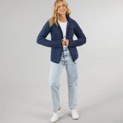 Best Dame Sherpa Fleece Jakke Blå Dame Jakker Og Frakker·Fleecetøj|Hættetrøjer Og Sweatshirts·Fleecetøj