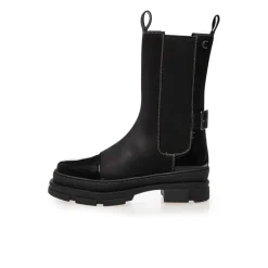 Hot Dameskoene The Belive Støvler 038 Black Patent Dame Støvler|Støvler