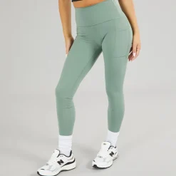 Outlet Dame Sleek NBDry Lomme Højtaljede Tætsiddende Leggings Mørk Enebær Dame Sport Træningsbukser|Træning