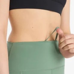 Outlet Dame Sleek NBDry Lomme Højtaljede Tætsiddende Leggings Mørk Enebær Dame Sport Træningsbukser|Træning