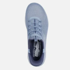 Clearance Dame slip-in Summits sneakers Blå Dame Sneakers|Sneakers