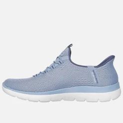 Clearance Dame slip-in Summits sneakers Blå Dame Sneakers|Sneakers