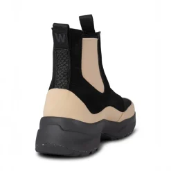 Online Dame Solveig Ruskind Vandtætte Støvler 864 Black/​Coffee Cream Dame Støvler|Støvler