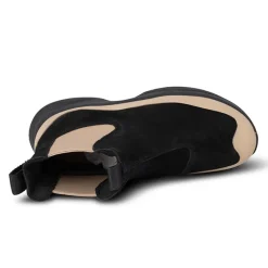 Online Dame Solveig Ruskind Vandtætte Støvler 864 Black/​Coffee Cream Dame Støvler|Støvler
