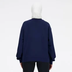 Discount Dame Sports Essentials French Terry Logo Sweatshirt NB Navy Dame Træning|Overdele