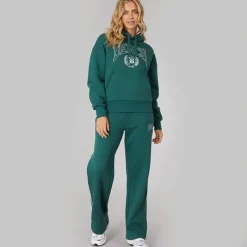 New Dame Sura Bukser med vide ben, dyb smaragdgrøn Dame Træningsdragter Og Joggingbukser·Joggingbukser|Jeans, Bukser Og Leggings·Joggingbukser