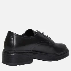 Hot Dame Swelen Chunky Oxford Sko Sort Dame Sko|Sko