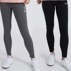 New Dametøj Tamna Leggings To Pak Sort/​Antracit Dame Jeans, Bukser Og Leggings·Gamachebukser|Jeans, Bukser Og Leggings·Bukser