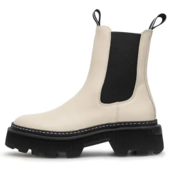 Discount Dame Trixy Læderstøvler Off White Dame Støvler|Støvler