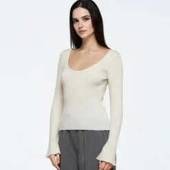 Sale Dame Twusti Sweater 0105 Antique White Dame Trøjer Og Cardigans·Trøjer|Overdele·Overdele