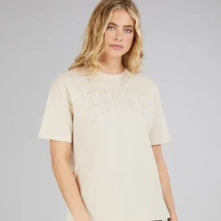 Online Dame Zayah T-shirt Chalk Dame Overdele·T-Shirts|Overdele·Overdele