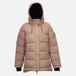New Dame ZINK Mary Puffer Walnut Dame Udendørs|Jakker Og Frakker·Jakker Og Frakker