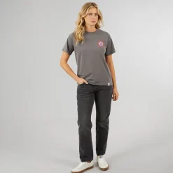 Best Damskie Birds T-shirty Ciemny grafit Dame Overdele·T-Shirts|Overdele·Overdele