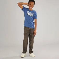 Outlet Drenge Atfal Tre Pakke T-shirts Colbalt Blå /​ Hvid /​ Navy Print Multipakker|T-Shirts Og Undertrøjer