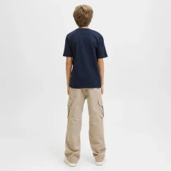 Outlet Drenge Bryan Corp Logo T-shirt Sky Captain/​Splash T-Shirts Og Undertrøjer