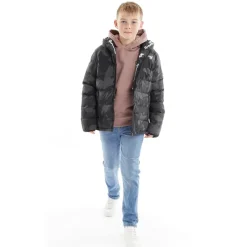 Clearance Drenge Emerton Jakke Sort Camo Jakker Og Frakker