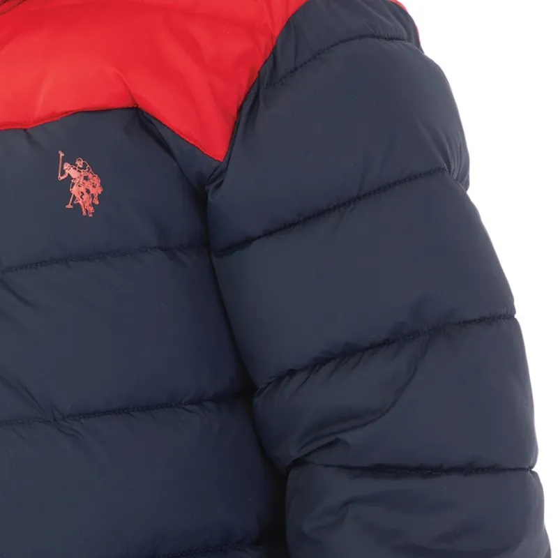 Outlet Drenge Farveblok Oksel Pufjakke Blå Blazer Jakker Og Frakker