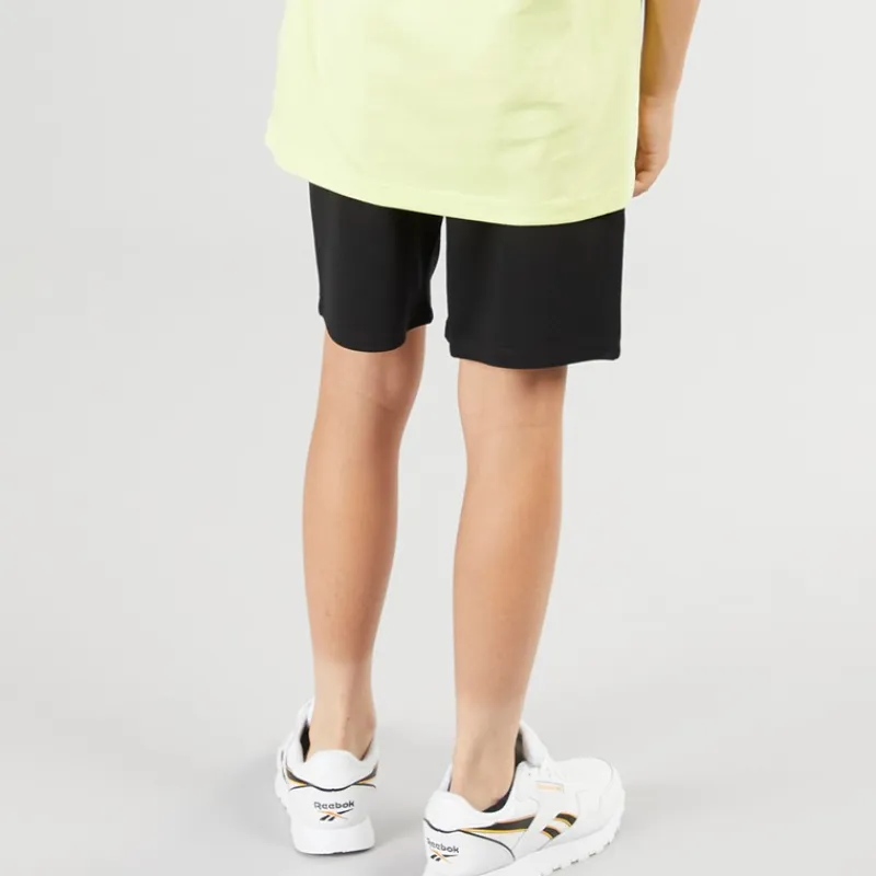 Best Drenge Fly Fleece Shorts Z865 Jet Sort Shorts