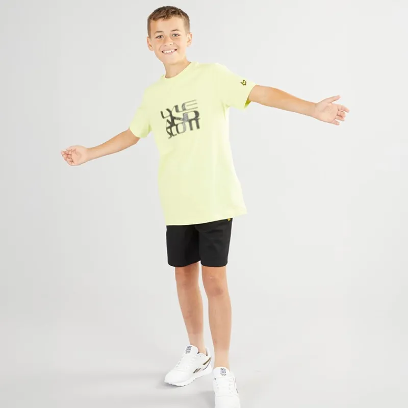 Best Drenge Fly Fleece Shorts Z865 Jet Sort Shorts